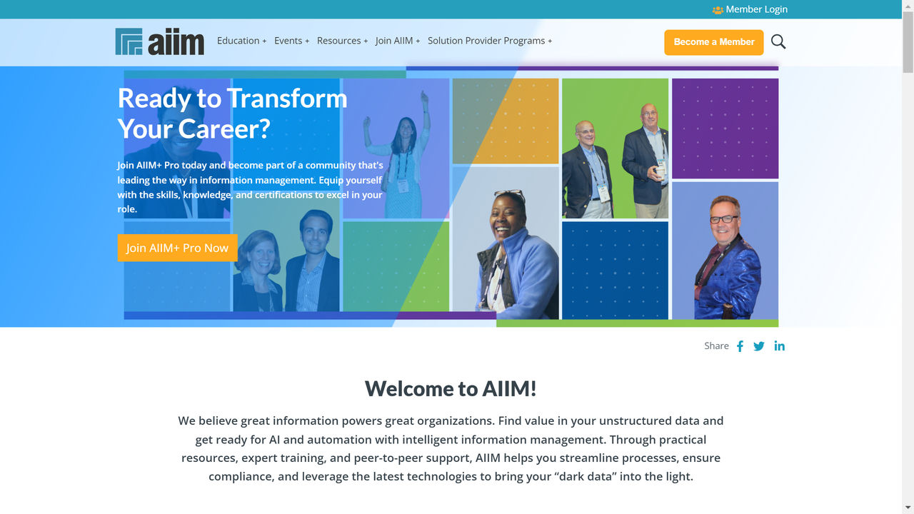 AIIM (Association for Intelligent Information Management)