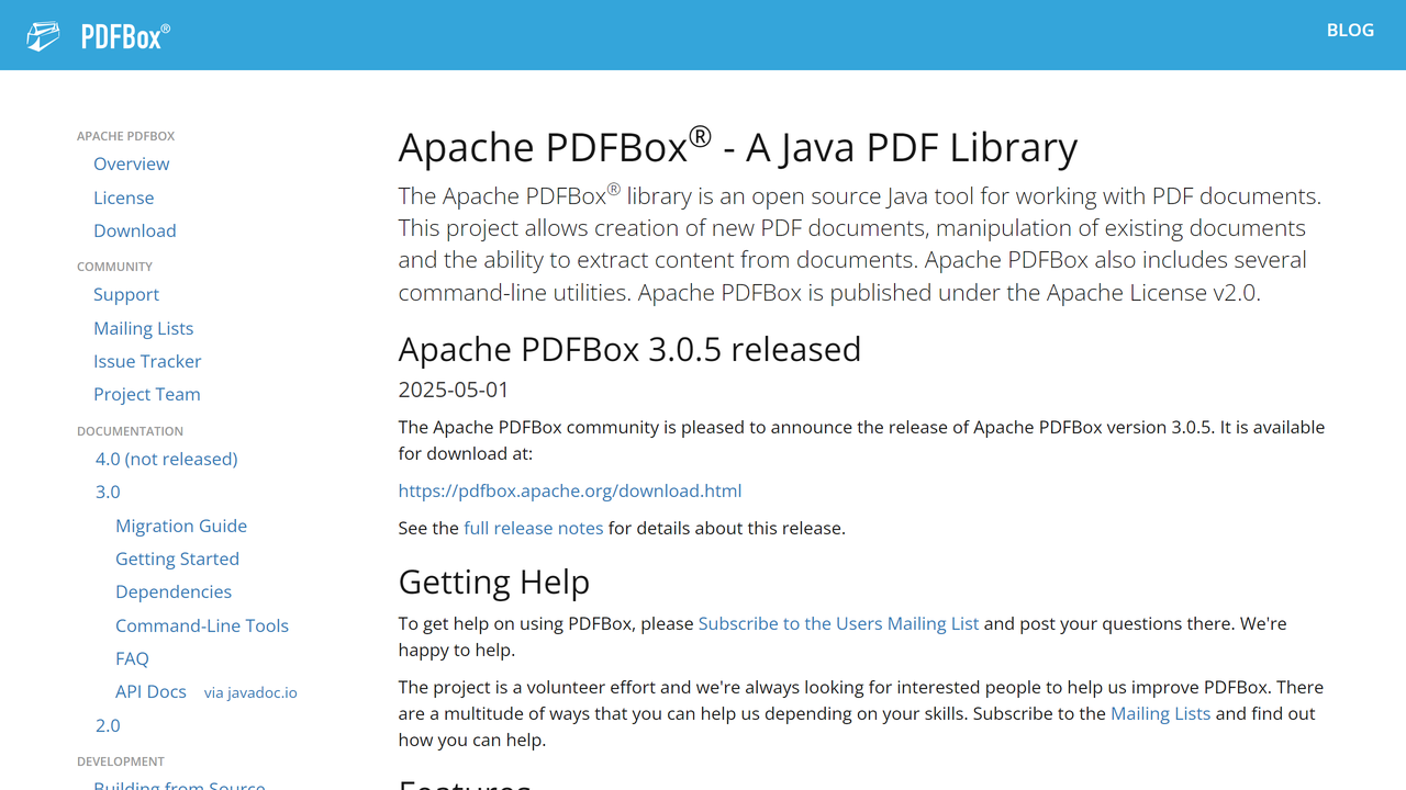 Apache PDFBox