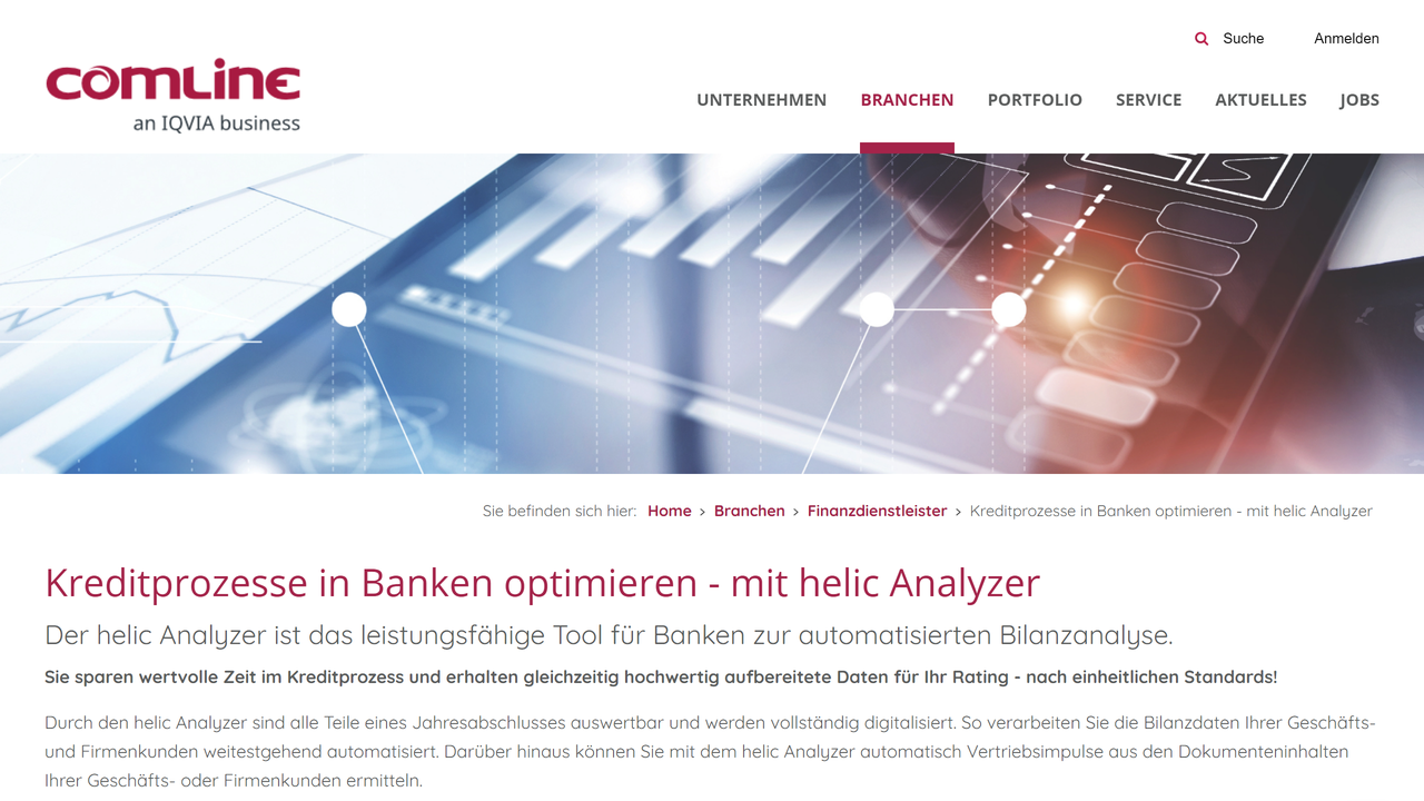helic Analyzer by Comline GmbH (acquired by IQVIA)