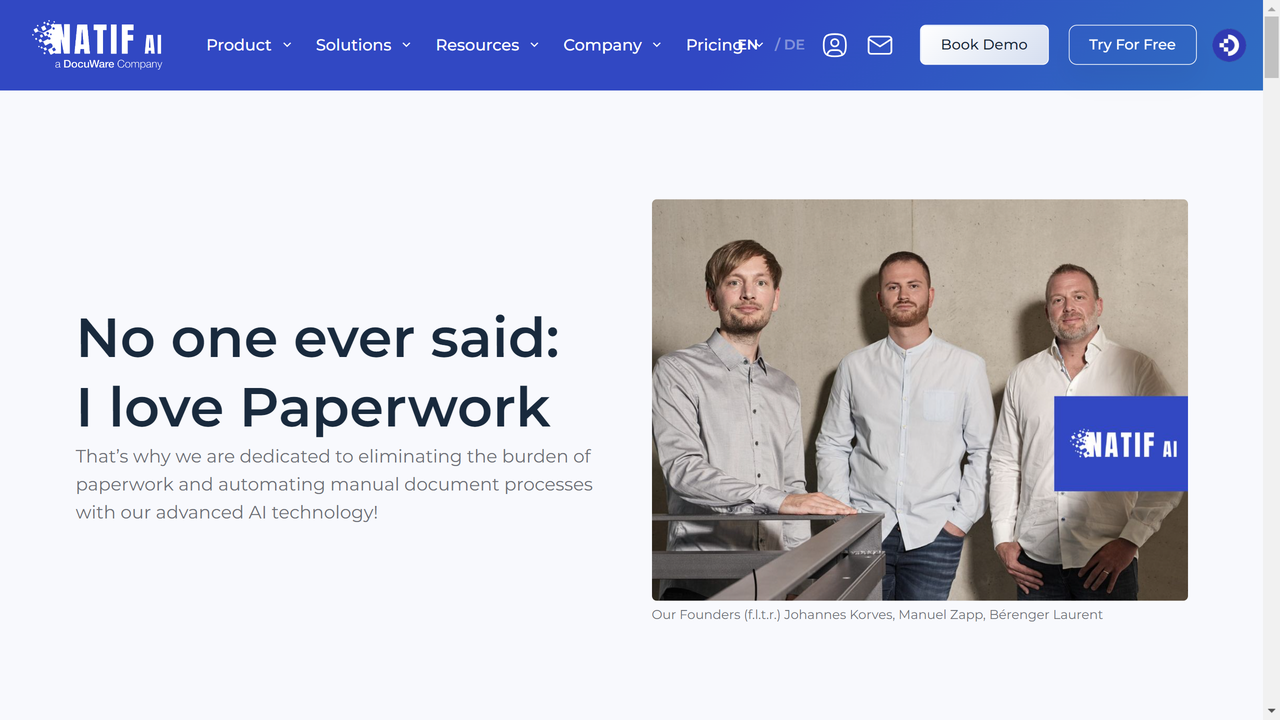 Natif.ai (acquired by DocuWare)