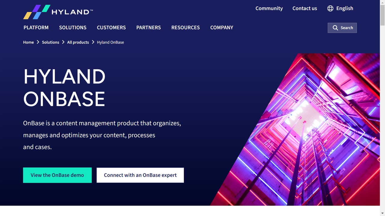 OnBase IDP Software Vendor