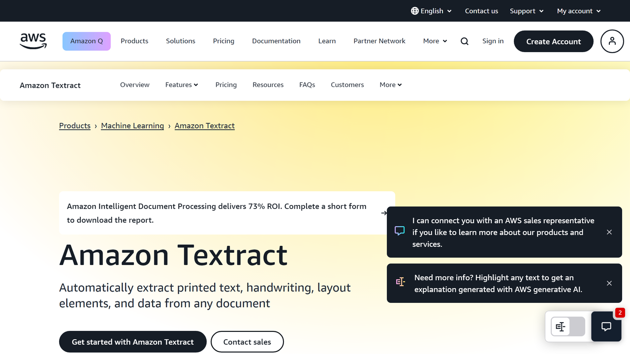 Amazon Textract